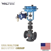 气动三通调节阀，气动二通三通调节阀美国WALTON沃尔顿