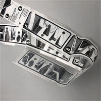 仪器配件包装pe胶袋 pe薄膜印刷胶袋