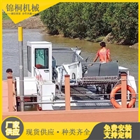 湖南河流水草清理机 水葫芦割草船价格 水上水浮莲打捞机器