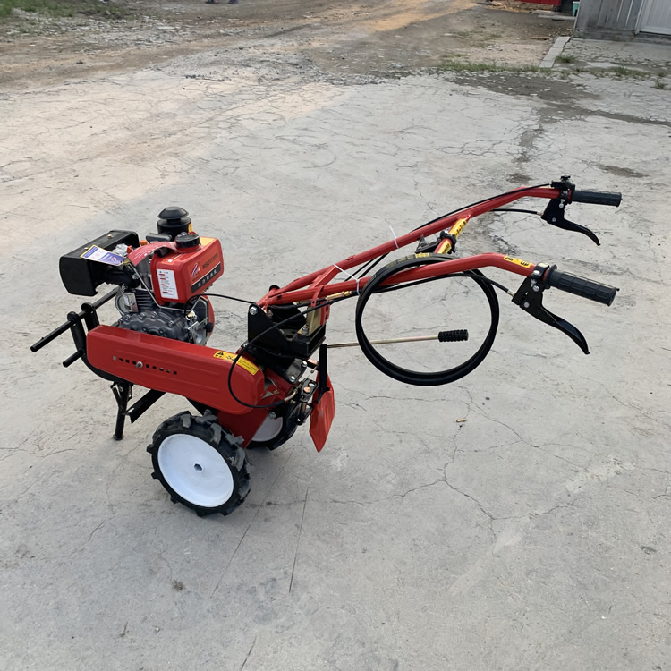 浚县茶园微耕机丽建195风冷柴油小型农用耕地机器