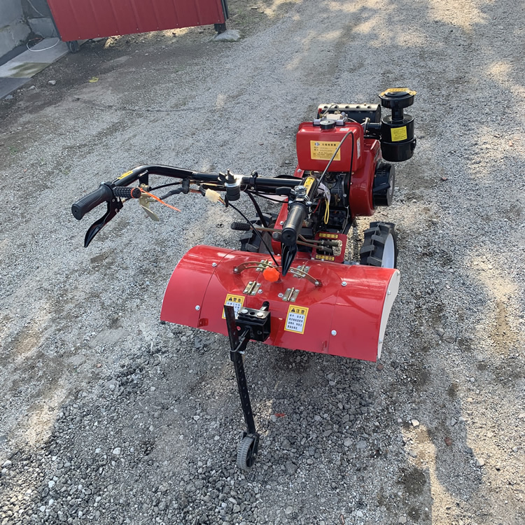 龙文多用微耕机丽建195风冷柴油耕地机械