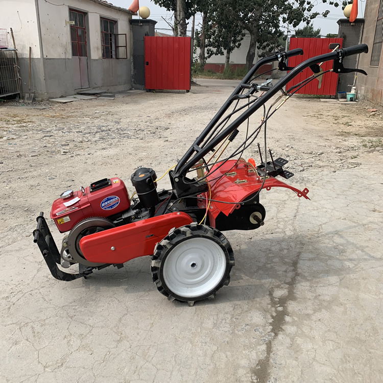 5马力新型独轮微耕机丽建察隅魔芋开沟培土机