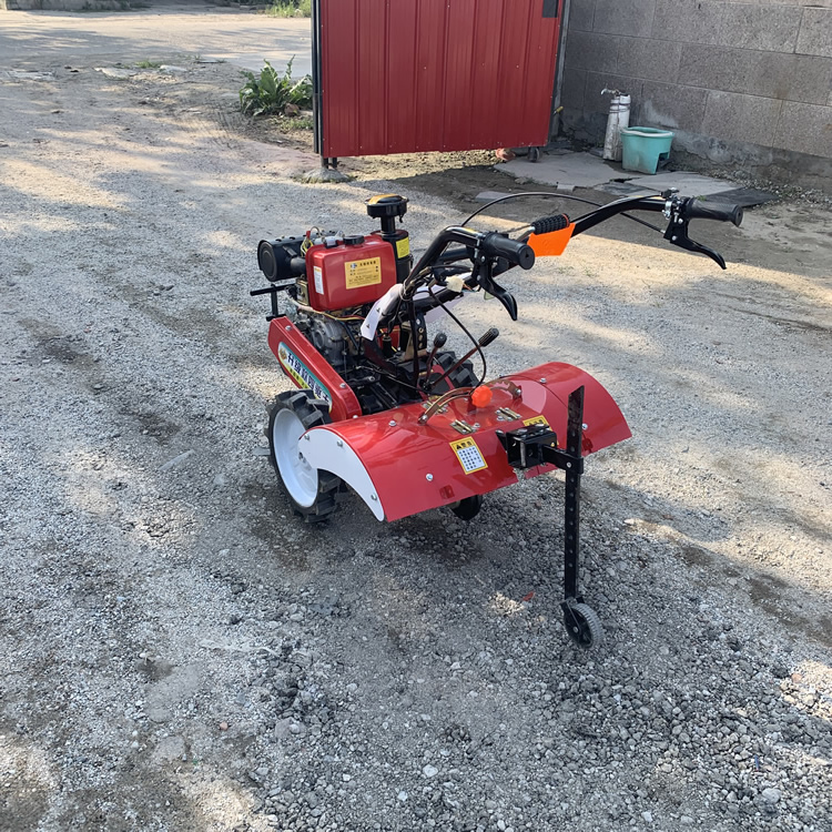 195风冷柴油单缸微耕机丽建沛县独轮链轨微耕机