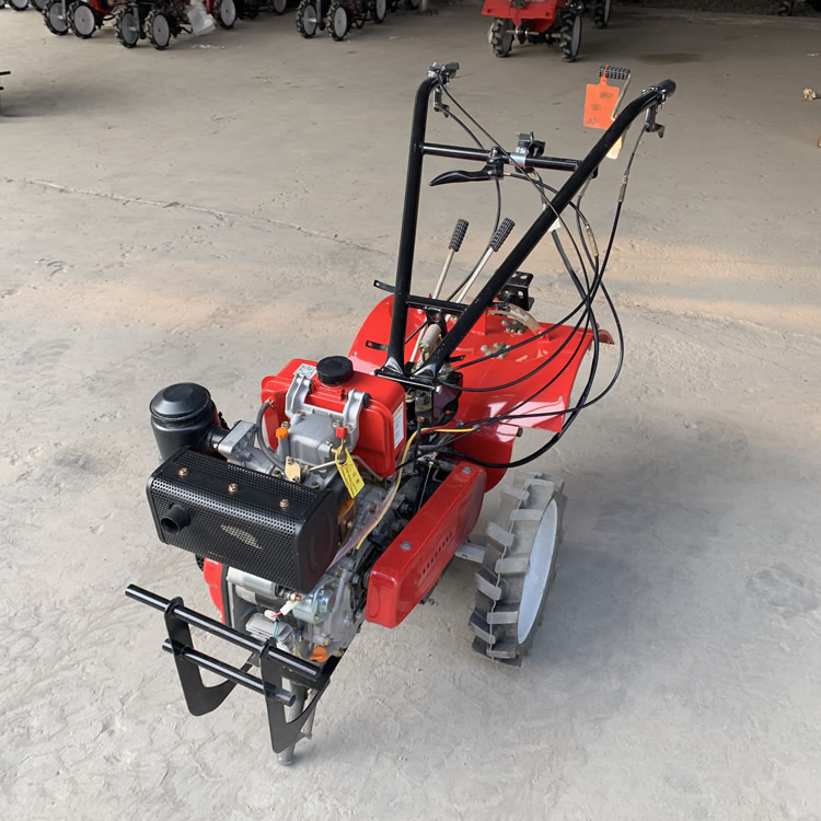 195风冷柴油微耕机视频丽建寿光转向微耕机