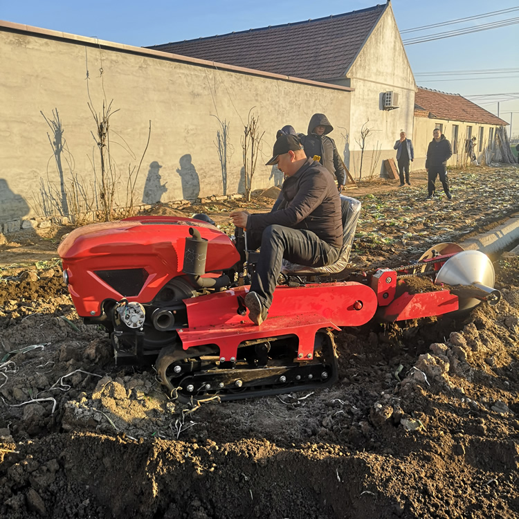 15马力小型水稻履带式旋耕机图片丽建云安履带旋耕机