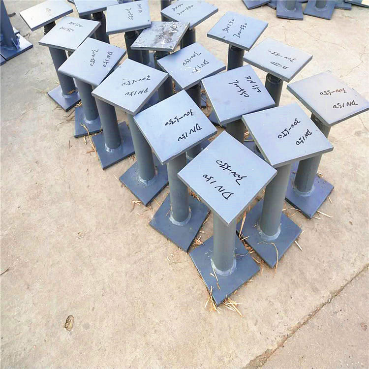 不锈钢滑动支架管托实体厂家 弘明管道