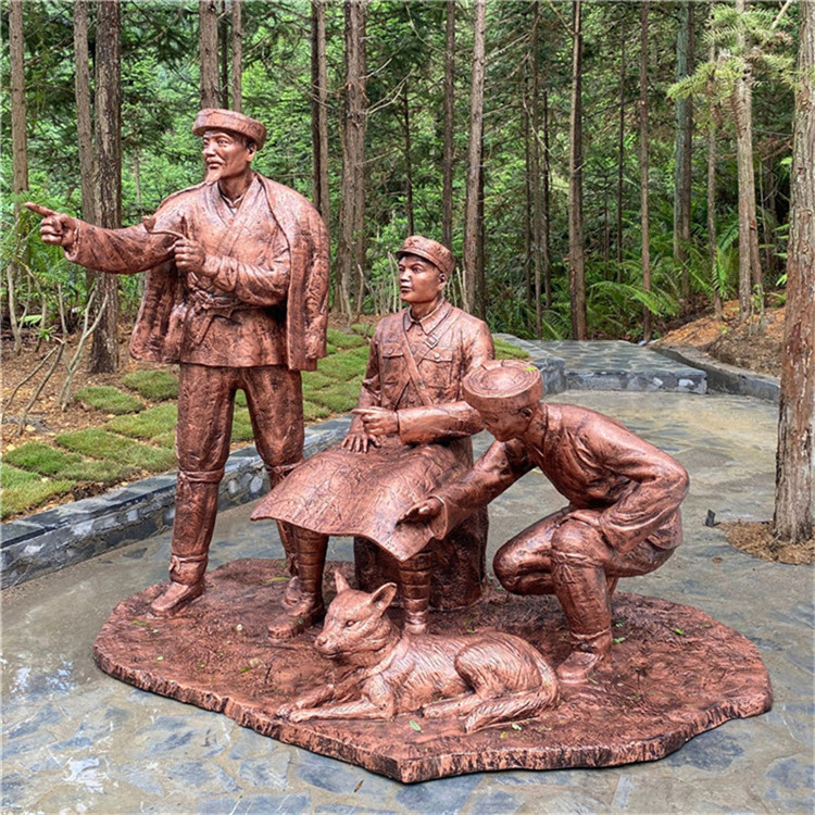 农运烽火雕塑烽火台造型广场红色雕塑主题摆件