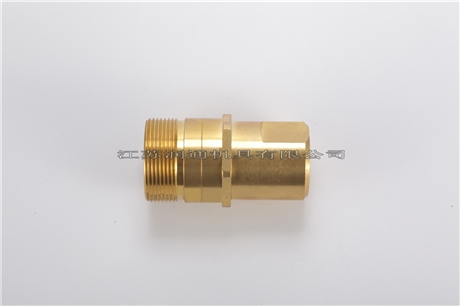 KZE-BB螺纹式液压快速接头(黄铜)(033)