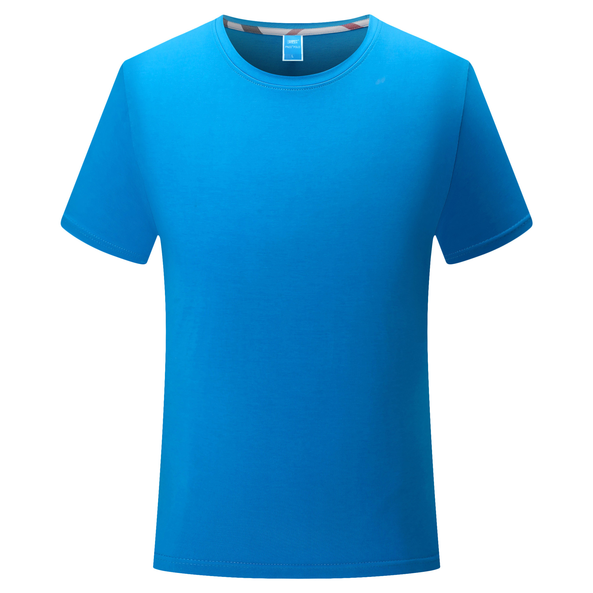 广告衫圆领t恤定制大量批发印logo