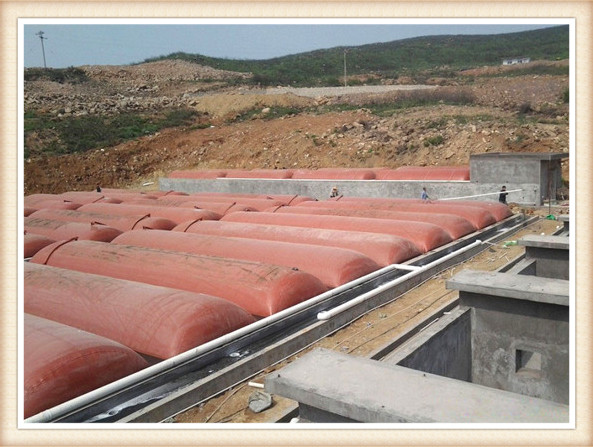 沼气池红泥软体沼气袋是一种新型的沼气储存设备,该设备是以人畜粪便