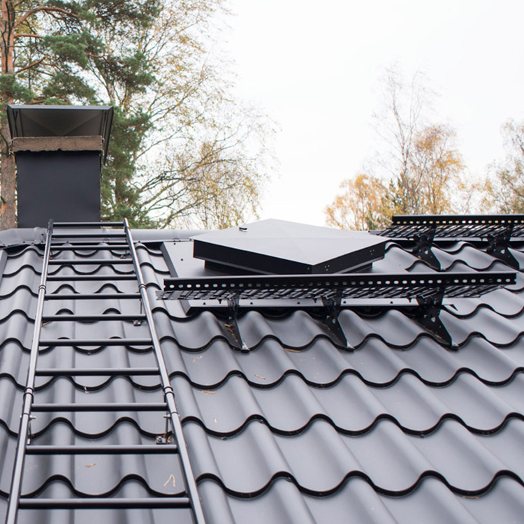 屋面挡雪栅栏屋面挡雪杆挡雪装置源头厂家生产江苏伯尔特