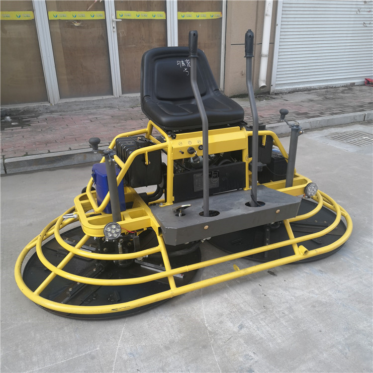 双圆盘2米路面收光机 水泥地面座驾磨光机  圆盘式汽油收面机
