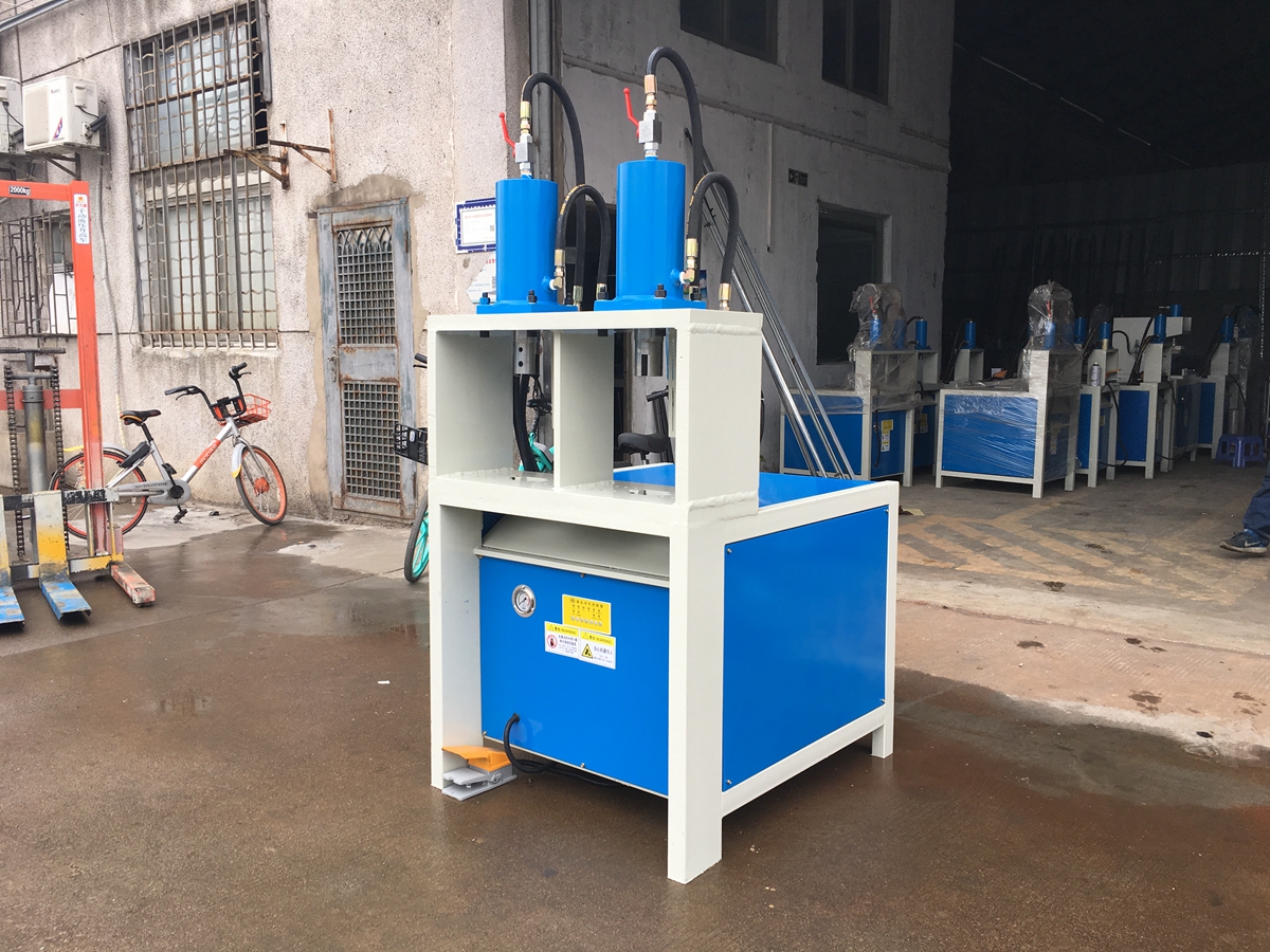 不锈钢液压冲孔机角铁槽钢方管切断下料护栏楼梯扶手圆管冲弧口机