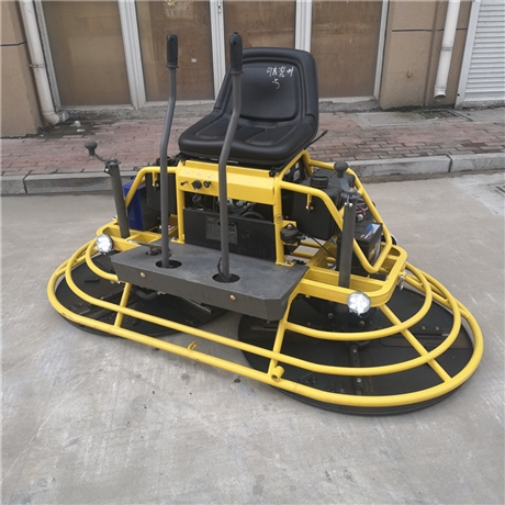 混凝土地面水泥抹光机汽油款收光机双圆盘驾驶型路地抹面机