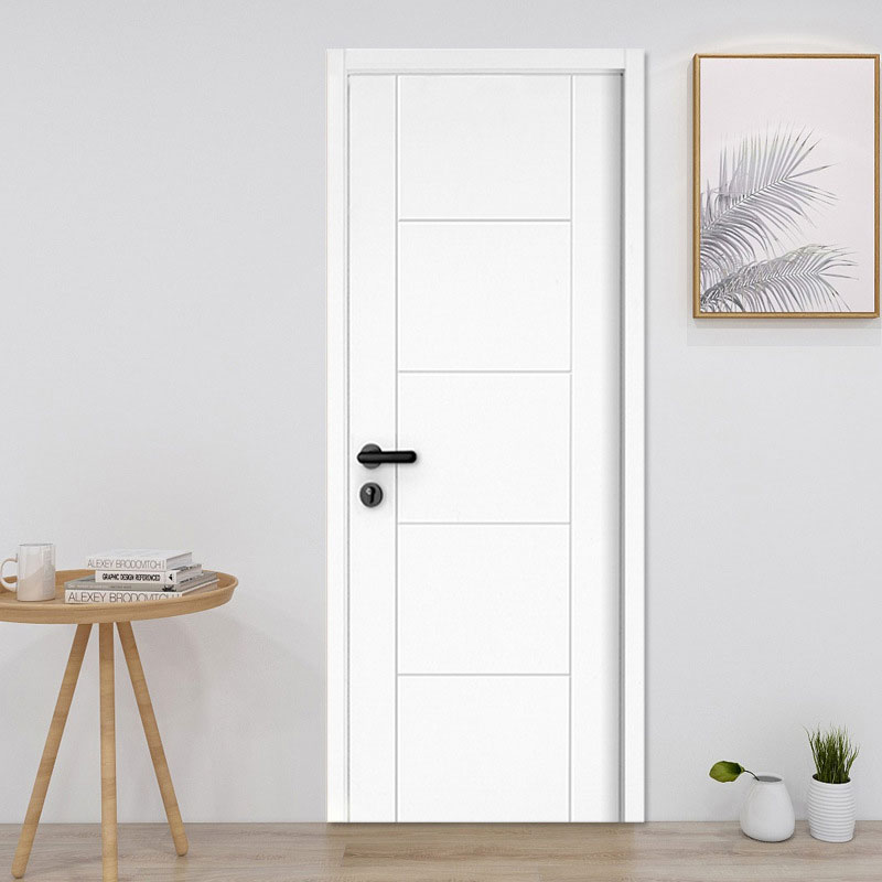 白色实木烤漆门实木复合门套装门室内门广州生产木门厂家