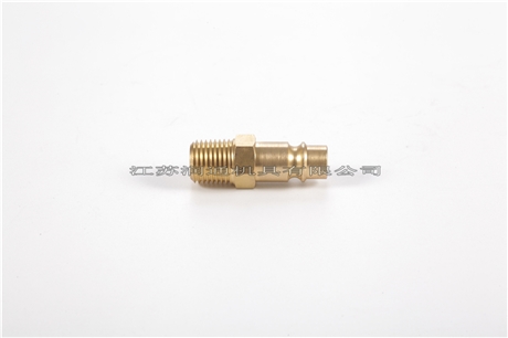 HS-DG单手半自动气动快速接头(黄铜)(058)