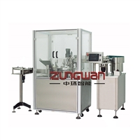 ZHR-SGW全自动双工位乳液灌装旋盖机，销售双头灌装机，乳液旋盖机