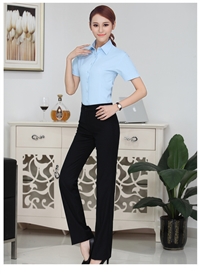 上海员工衬衫定做价格 短袖衬衫定制公司 俏依服饰