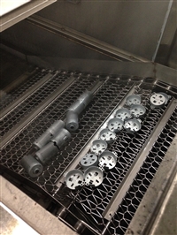 不锈钢配件除油抛光件清洗机 佛山通过式超声波清洗烘干线 