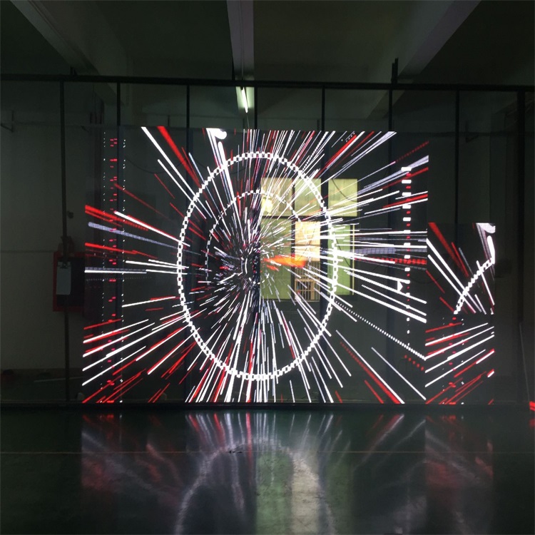 虹乔聚彩品牌led透明屏生产厂家led高清显示屏价格