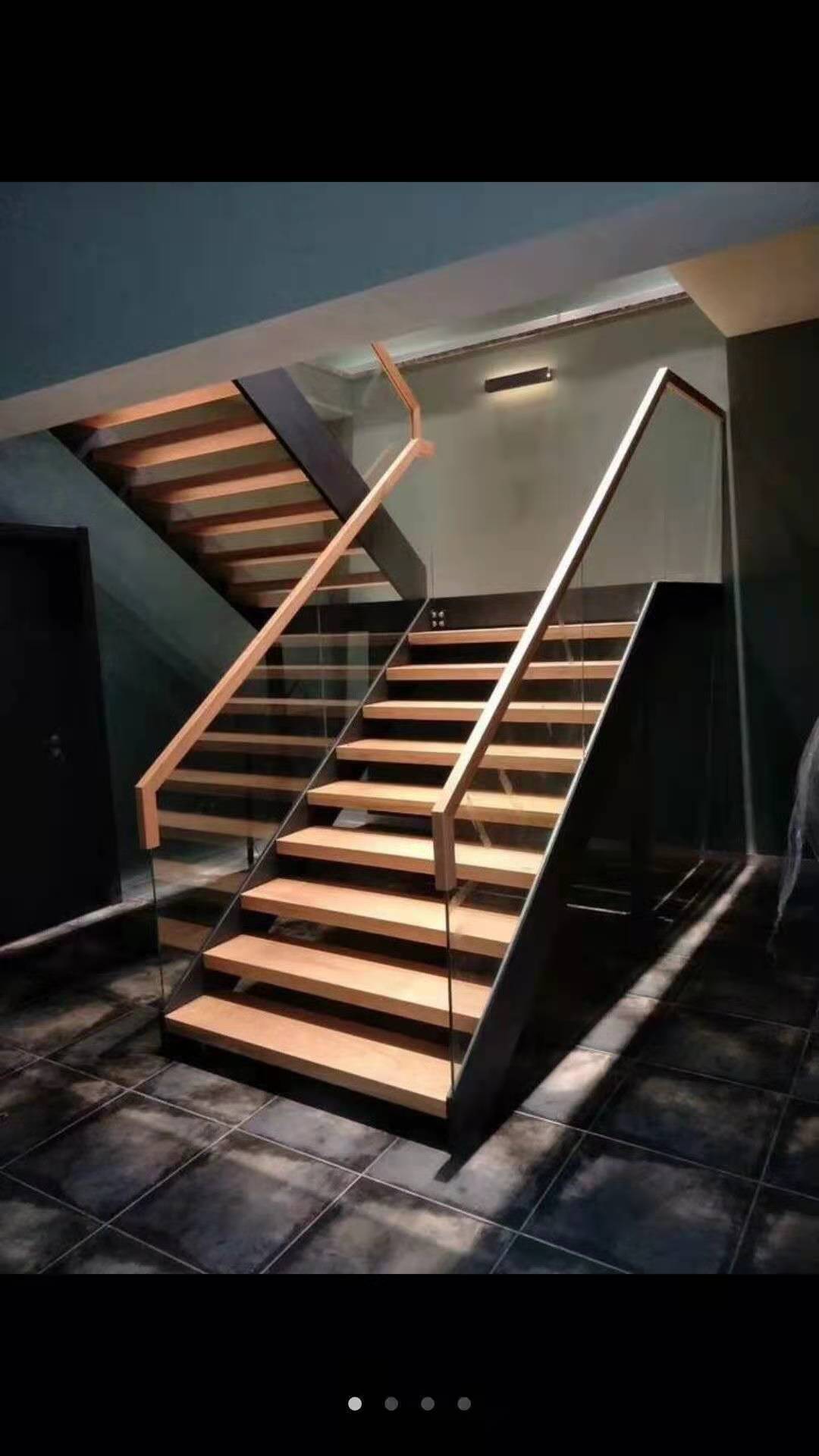 亿登楼梯 钢木楼梯 颜色可更具家具颜色调整