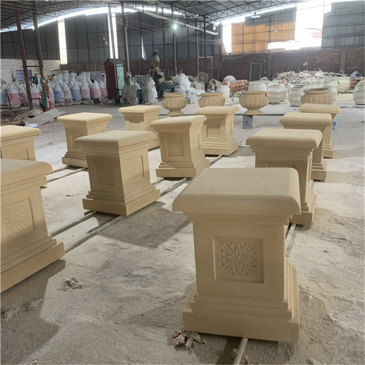 玻璃钢龙柱雕塑珠海罗马柱雕塑厂家酒店大门柱子