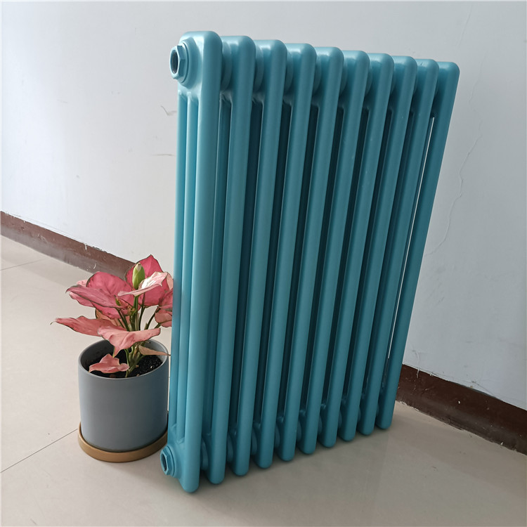 棚户区改造工程专用立式暖气片加水散热器定制集体供暖钢三柱暖气片