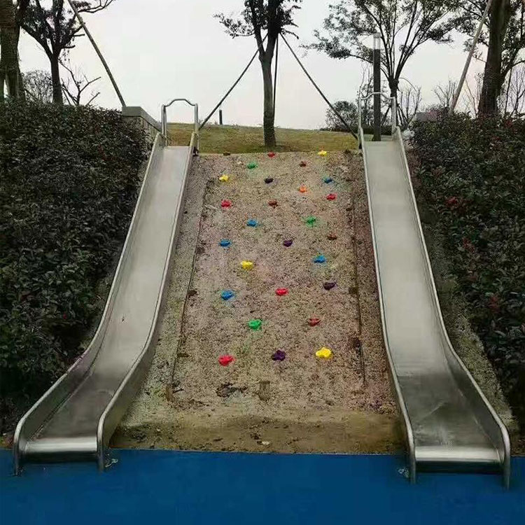 不锈钢滑梯 幼儿园玩具组合滑梯 非标设备玩具厂家 博美
