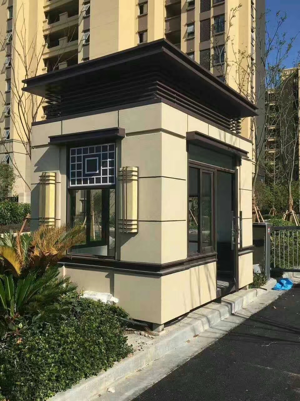 哈尔滨定制小区欧式保卫岗亭沈阳金同创供应小区门卫房