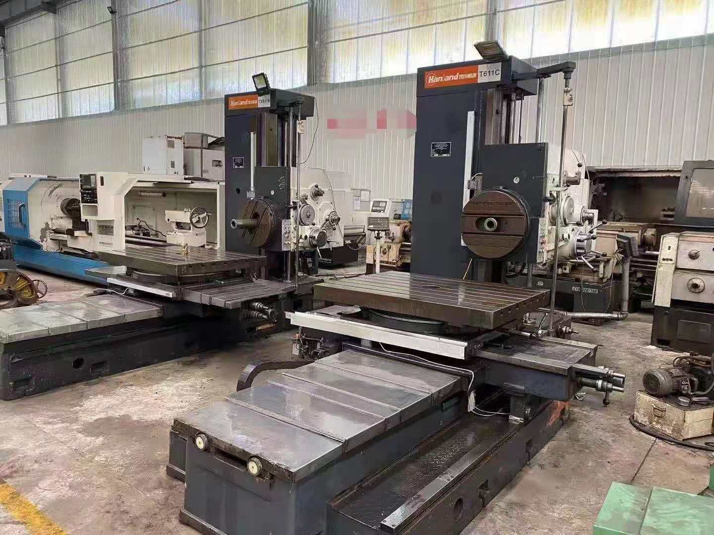 机械厂急售二手汉川tx611bt611c数显卧式铣镗床