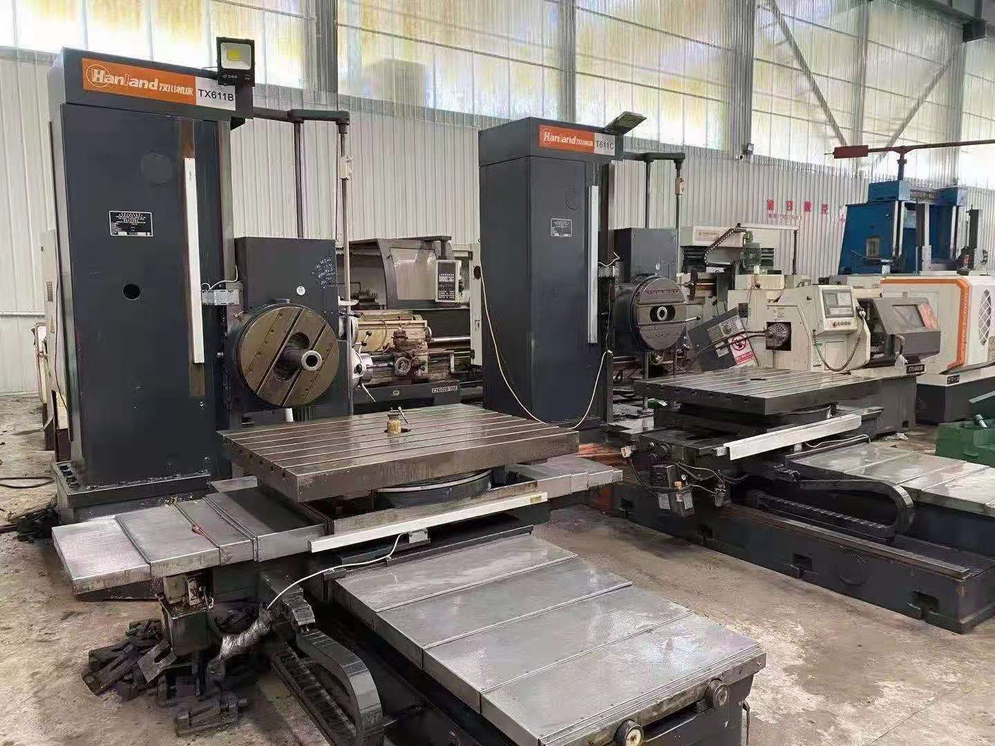 机械厂急售二手汉川tx611bt611c数显卧式铣镗床