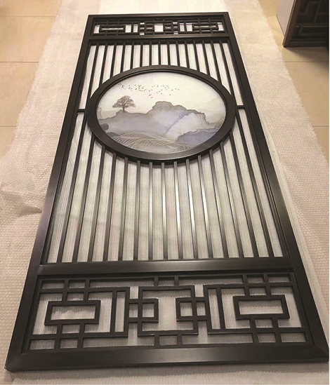 成都拉丝古风不锈钢屏风花格定制-搜了网