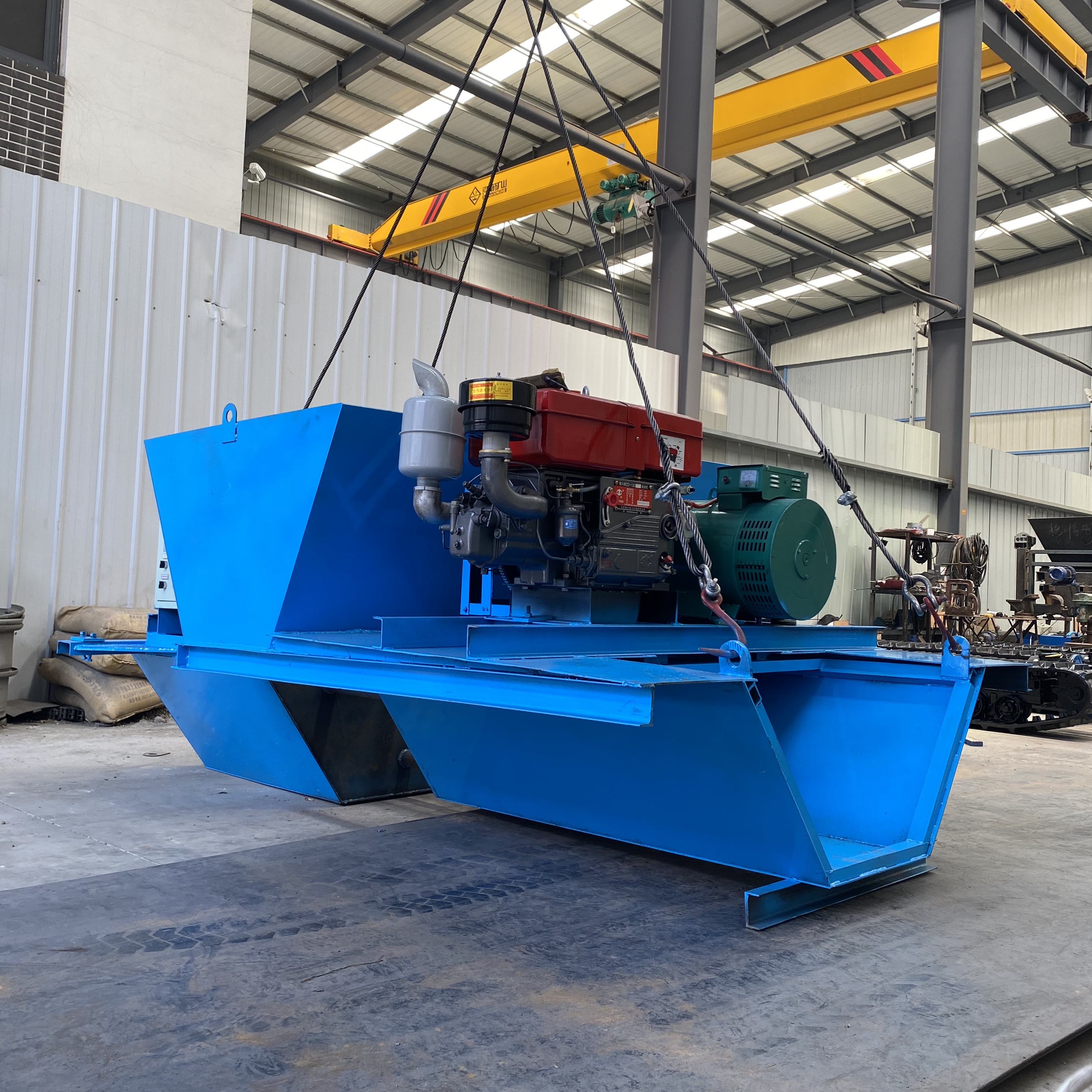 现浇式渠道成型机果园灌溉梯形水渠机路面排水渠滑模机