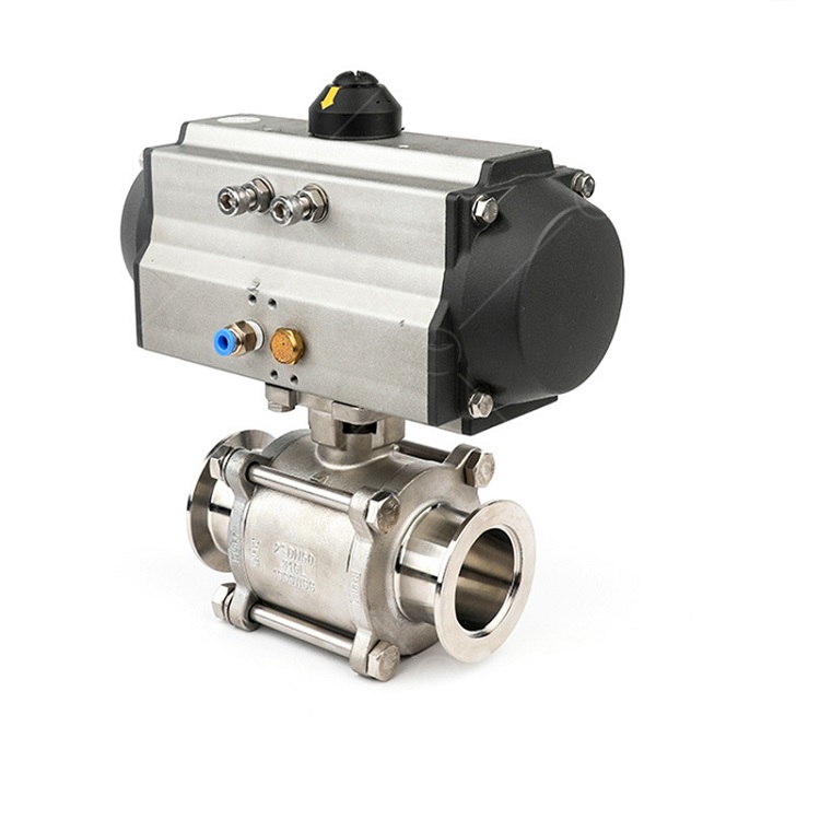 气动微型调节阀球阀厂家销售气动螺纹调节球阀调节型气动球阀