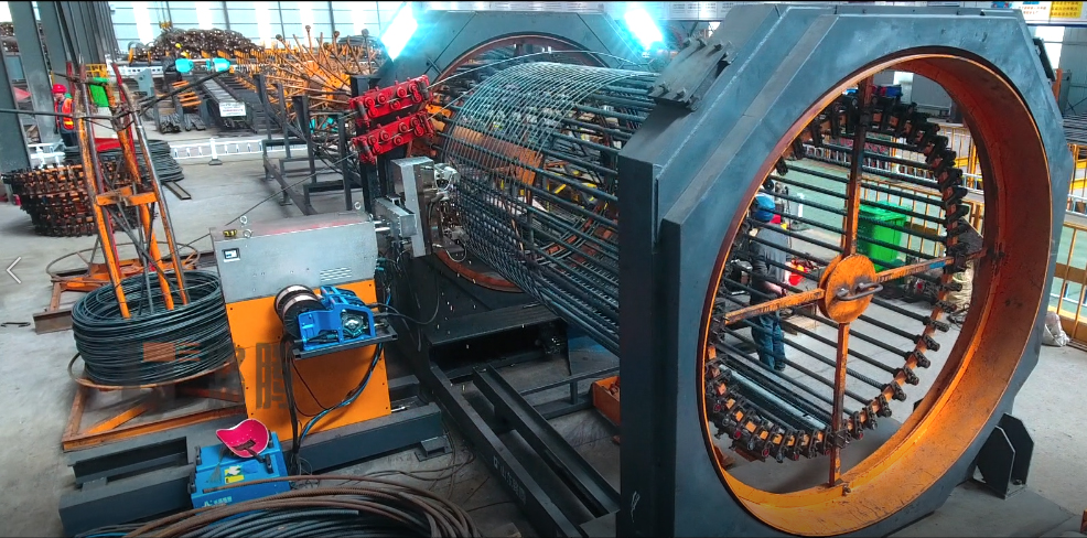 钢筋笼滚焊机 钢筋滚焊机 钢筋滚笼机 钢筋焊笼机 自动钢筋笼绕筋机