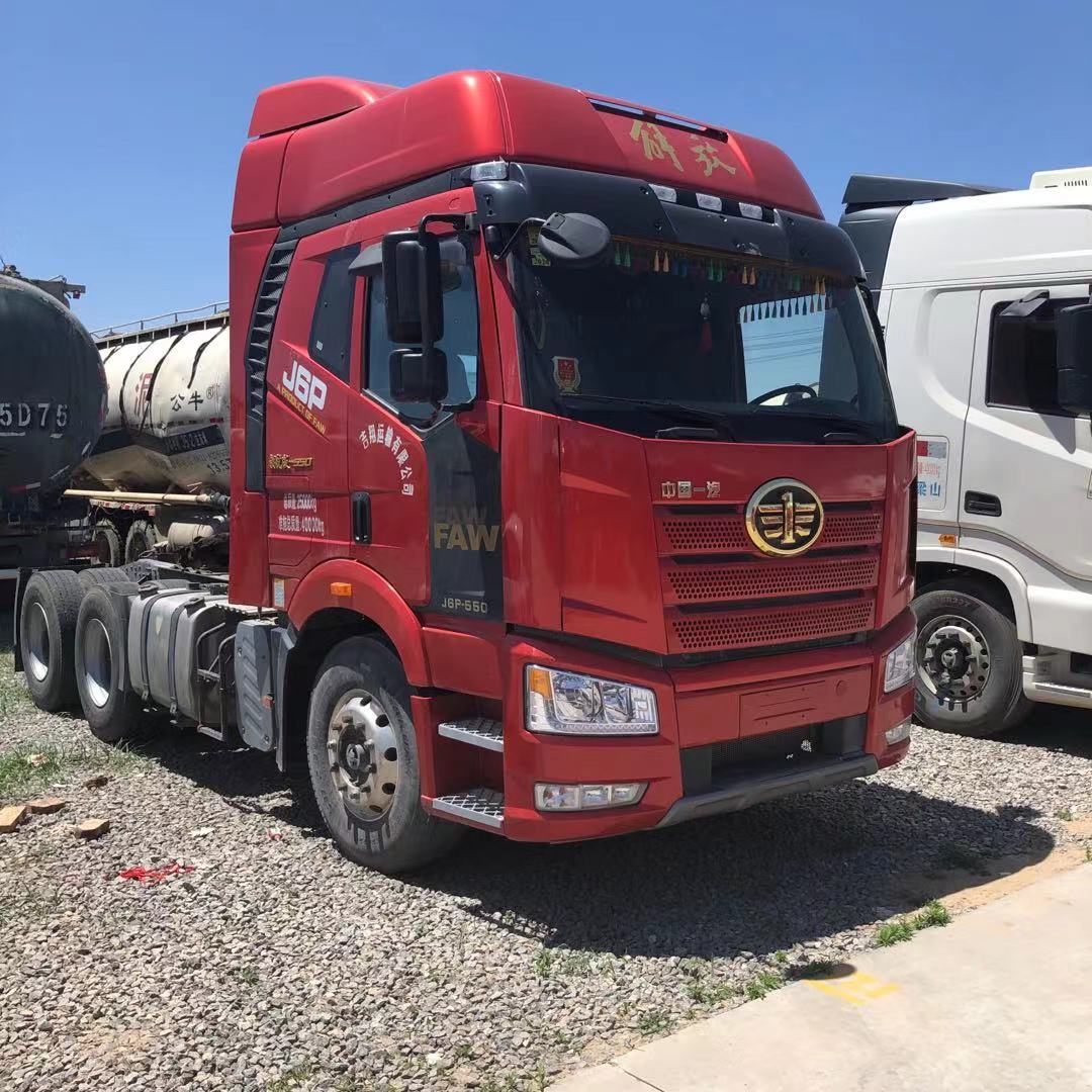 19年12月解放j6p 550马力 二手牵引车 原车液缓 包提档手续齐全