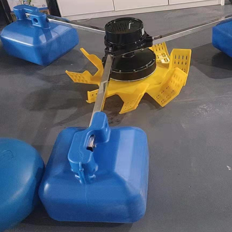 渔超三相380v15kw22kw鱼塘永磁变频叶轮式增氧机