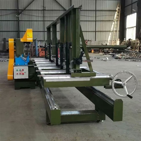 带锯式圆木推台锯双锯片圆木开板开料锯圆木对口锯