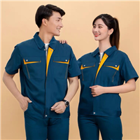 上海夏装工作服定制 上海夏季工作服定做厂家 可绣公司LOGO