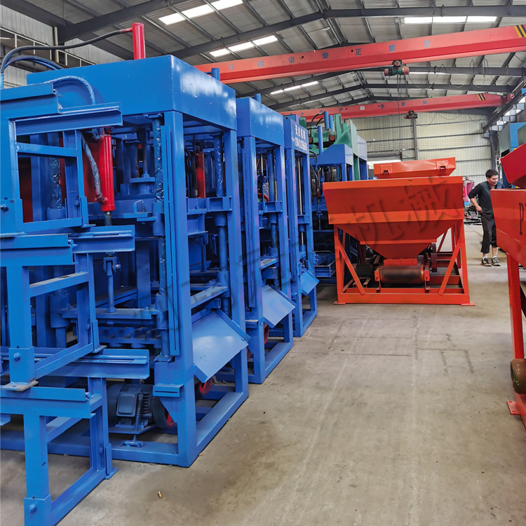液压免烧渗水砖机 冠福自动化生产透水砖设备 3-15型河南透水砖机