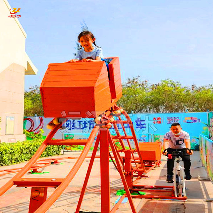 青海坑爹过山车无动力亲子过山车双人互动网红过山车