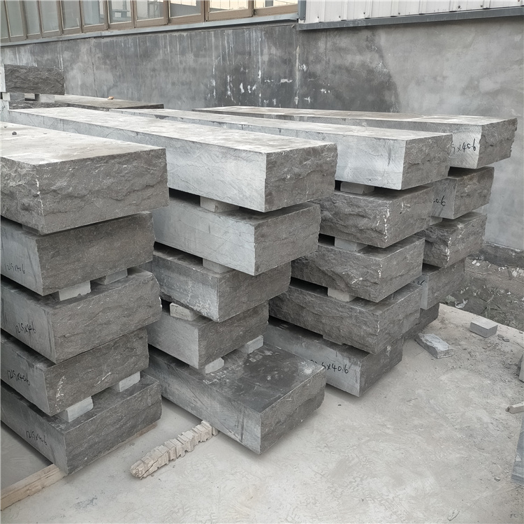 青石光面 80厚哑光面青石板加工