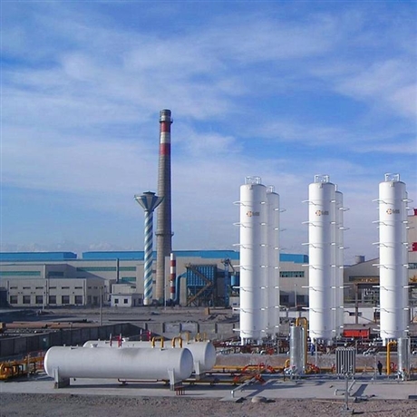 菏锅10立方液氧储罐 低温卧式储罐厂家