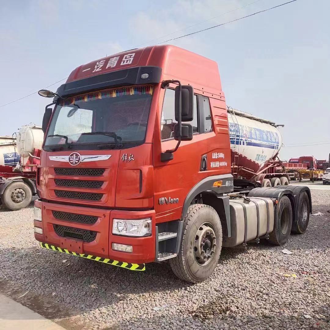 二手车牵引车解放悍v解放潍柴18年400马力