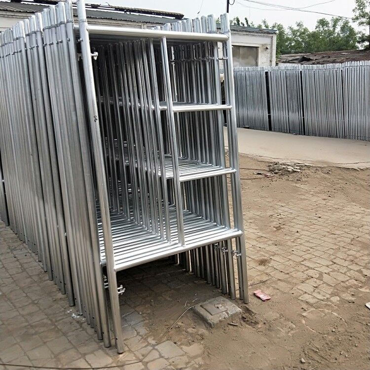 超畅厂家供应工地圆焊1.7m移动脚手架 装修建筑常备梯式活动架子