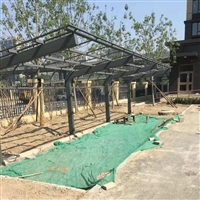 自行车停车棚 小区高档充电棚 钢化玻璃车棚 耐力板雨棚