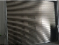 不锈钢超大抗风卷闸门 304双层不锈钢卷闸 电动卷闸门 201不锈钢防火卷闸