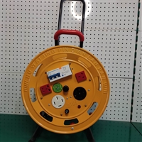 三相四线电缆盘 工地用单相电缆收纳电缆盘 移动电线放线盘 小车型电缆收纳盘 带漏电开关电缆盘