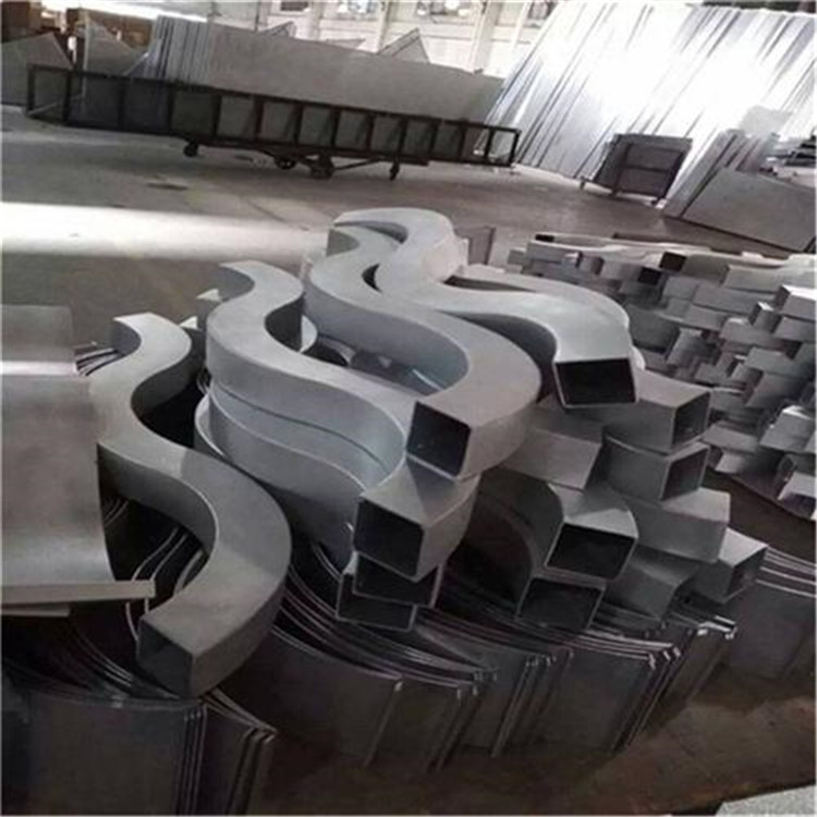 弧形铝方通厂家定制焊接铝方通拉弯铝方管