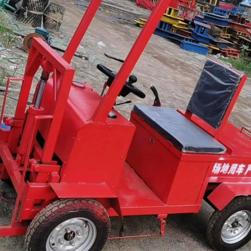 豫龙工地电动拉砖车 工地上砖电动车  电动叉砖车